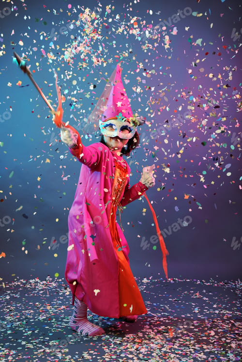 Preview: Funny carnival portrait