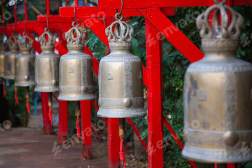 Preview: bells in a buddhist temple
