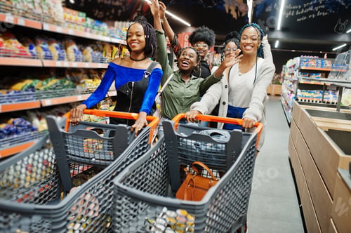 Preview: Africans at supermarket