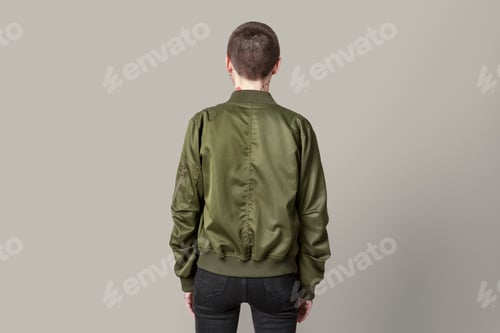 Preview: Olive Green Jacket and Dark Jeans Fashion Shoot