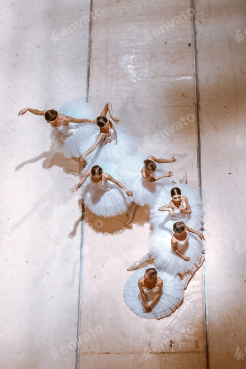 Preview: The seven ballerinas on floor