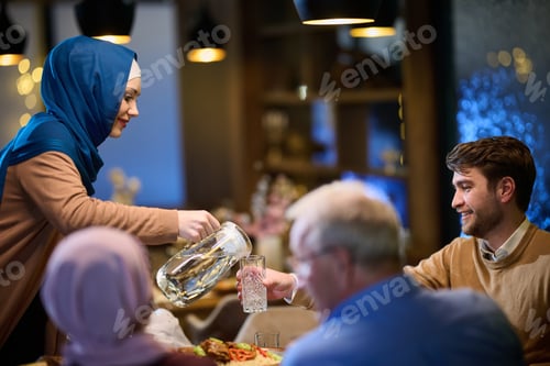 Preview: A modern and traditional European Islamic family comes together for iftar in a contemporary
