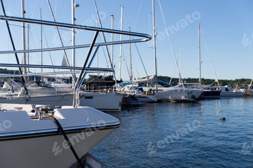 Preview: Oslo harbor port, Oslo/Norway-June 22, 2019: