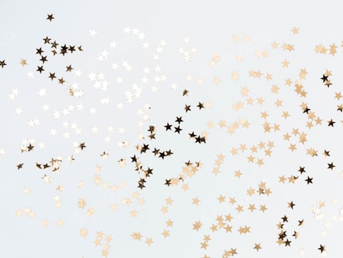 Preview: Christmas decor background. Flat lay, top view.