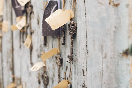 Preview: Decoration objects for events and weddings in rural and retro style.
