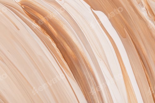 Preview: Abstract background of foundation liquid powder. Delicate matte texture of foundation. top view.