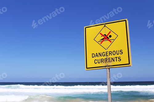 Preview: Dangerous currents sign
