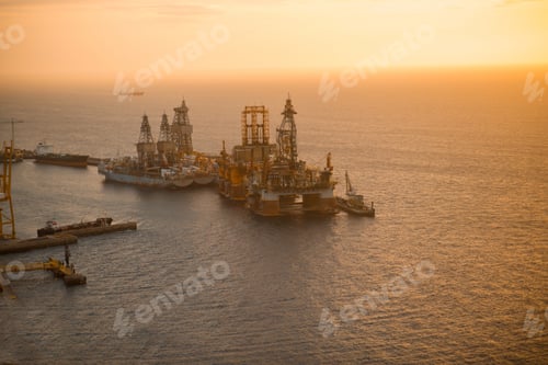 Preview: Cargo ships near the harbour
