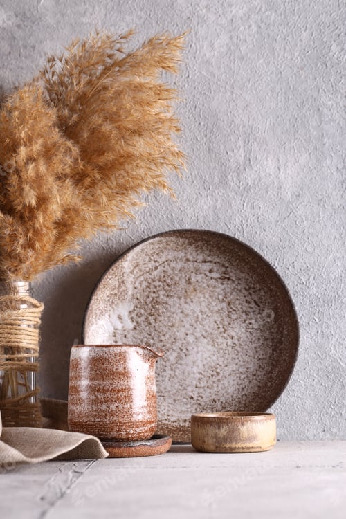 Preview: organic ceramic dishes, plates, cups