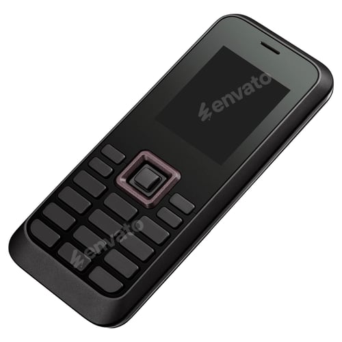 Preview: Simple cellphone isolated