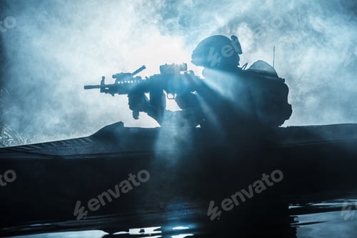Preview: Militants in army kayak