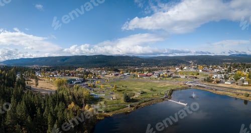 Preview: Logan Lake Aerial Panorama