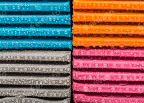 Preview: Plasticine. Texture Of Colored Decorative Wallpaper. Multicolored Abstract Background. Art.