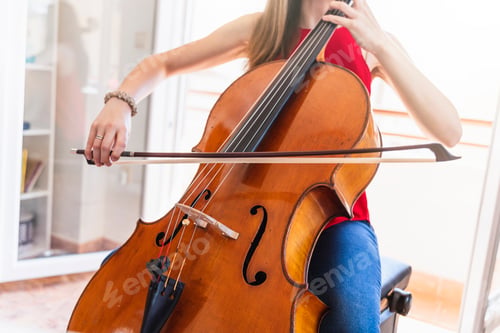 Preview: Enchanting Music: Talented Cellist Expressing Emotion through Antique Cello