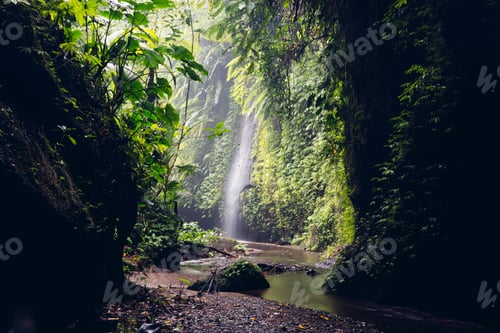 Preview: Tukad Cepung waterfall at Bali, Indonesia