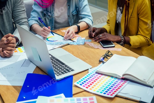 Preview: creativity design agency planning business project in office