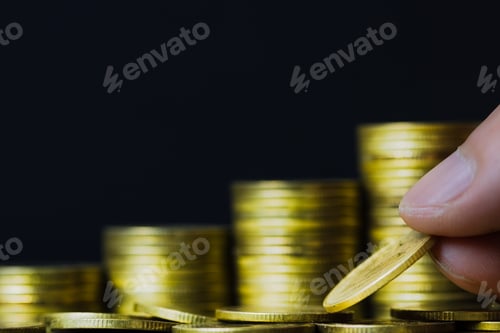 Preview: Stacking Gold Coins for Financial Growth and Investment