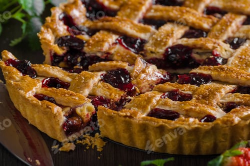 Preview: Rustic tart with berries