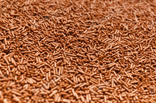 Preview: Background of chocolate chips copy space