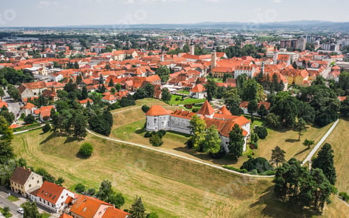 Preview: Aerial view of Varazdin