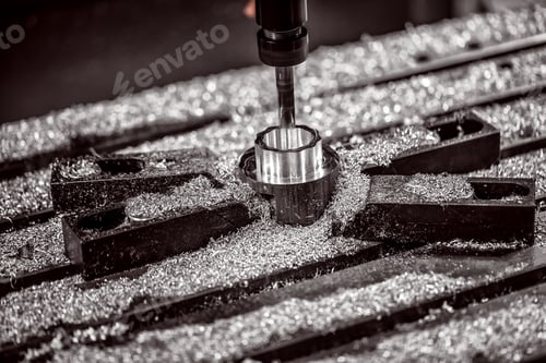 Preview: Metalworking CNC milling machine.