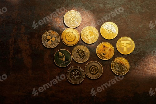 Preview: Variety of golden cryptocurrencies