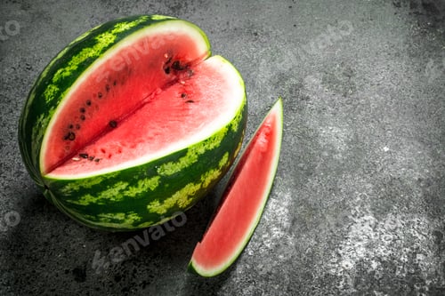 Preview: Fresh ripe watermelon.