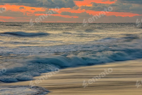 Preview: Colorful sunrise at Sandbridge Beach