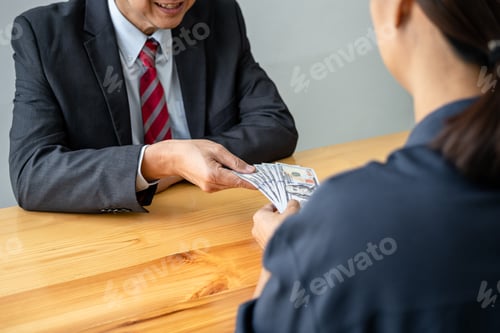 Preview: Bribe employer is offer terms to the businessman for signing on contract while making corruption