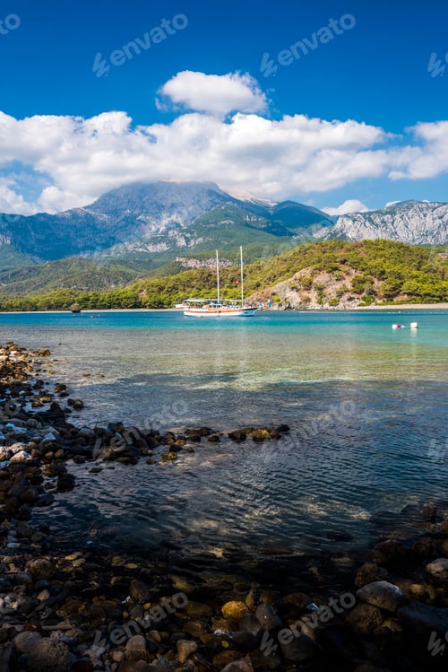 Preview: Bay at Phaselis near Kemer, Antalya Province, Mediterranean Coast, Turkey, Eastern Europe