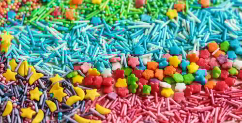 Preview: Colorful Sprinkles Background for Birthday Cakes and Treats