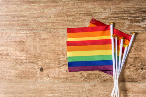 Preview: LGTB or rainbow flag. Gay pride flag
