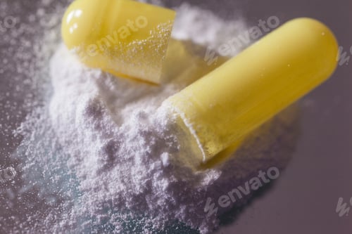 Preview: capsules tablets powder closeup