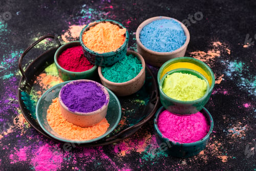 Preview: Gulal colors for Indian Holi festival