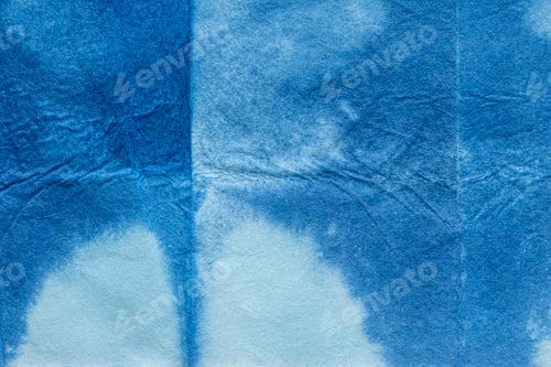Preview: Indigo shibori textured blue background