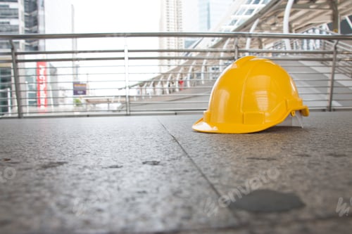 Preview: Safety hat is on the floor