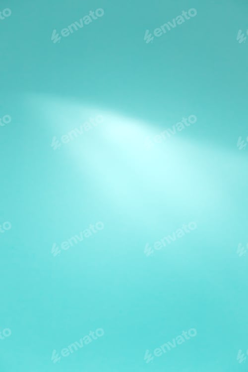 Preview: Blue abstract defocused background with bright light emphasis, vertical