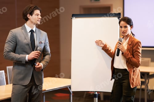 Preview: Business people Having training during conference