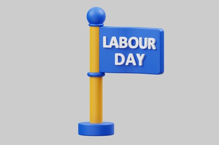 Preview: Labour day celebration sign