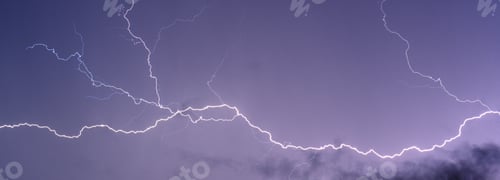 Preview: Sky with lightning strikes