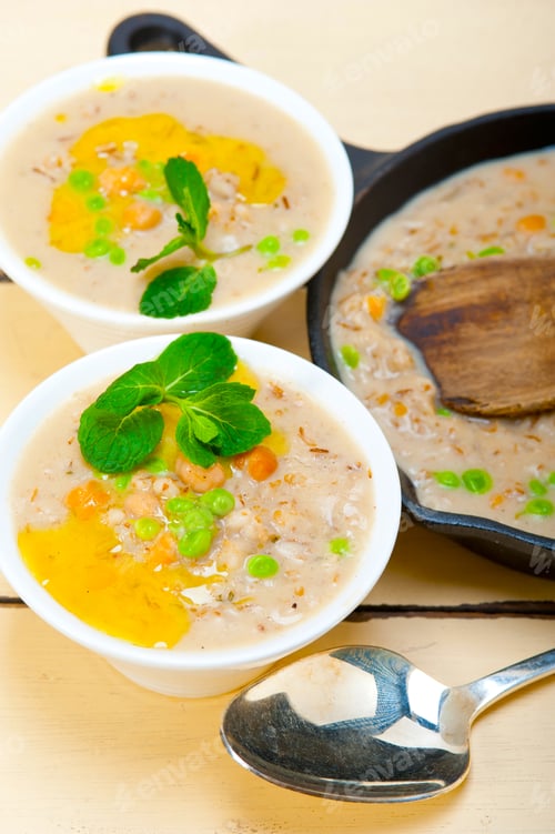 Preview: Hearty Middle Eastern Chickpea and Barley Soup