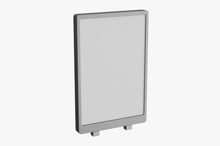 Preview: Urban Sidewalk Advertising Billboard