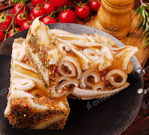 Preview: Unique culinary dish showcasing traditional aspic with spices