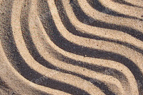 Preview: Wavy pattern of natural beach sand background for summer designs