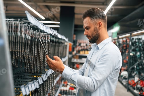 Preview: Looking for the nice hardware. Man is in the hardware shop