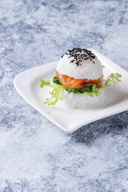 Preview: Rice sushi burger