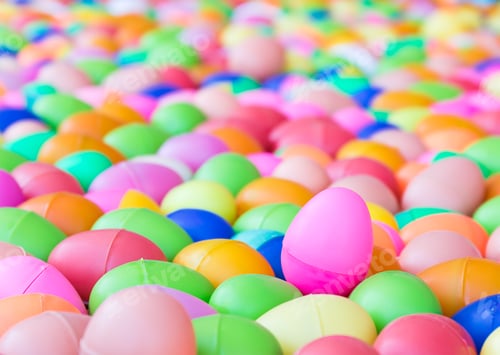 Preview: Plastic easter eggs toy for children's