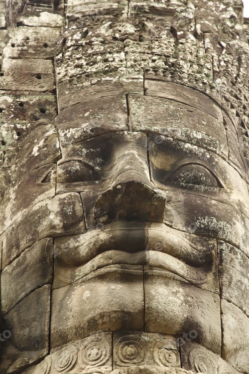 Preview: A face at the Bayan temple in Angkor Wat