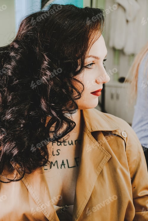 Preview: Future is female, Female empowerment, strong women, girl power, feminism, women's rights, gender