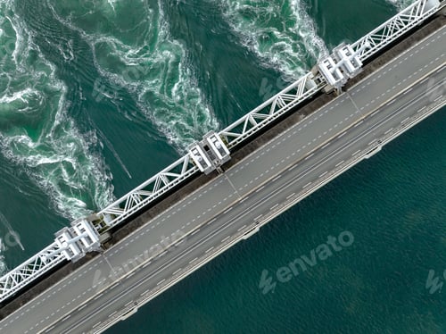 Preview: A Storm Surge Barrier with Water Passing Through